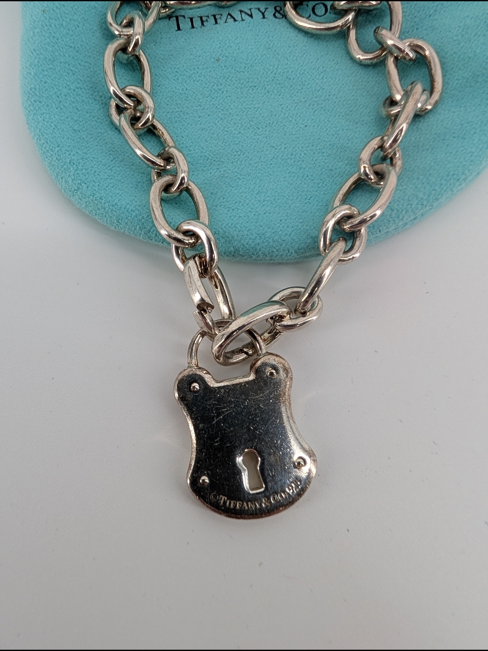 Tiffany & Co. Padlock Charm Bracelet - Picture 2 of 3